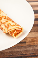 Eierkuchen mit Lachs