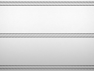 Light grey horizontal stitched leather background