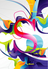 s letter vector illustration