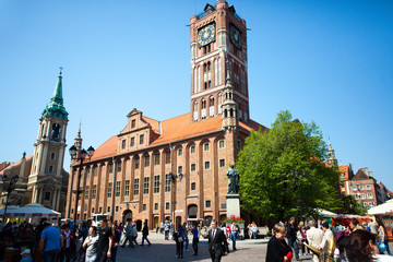 Town Hall-monument unesco in Torun, Poland © 123108 Aneta