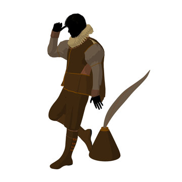 recommend clip art: William Shakespeare Illustration Silhouette