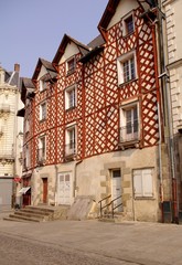 Fototapeta na wymiar Ulica Wizytacja w Rennes