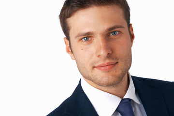 Closeup Of Young Businessman.