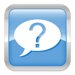 pictogramme aide série carré bleu