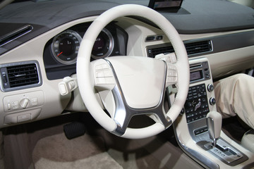 Modern car dashboard