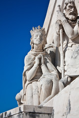 Fototapeta na wymiar Monumento aos Descobrimentos Lissabon