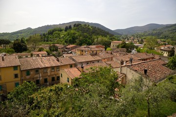 Fototapeta na wymiar Vicopisano średniowieczna wieś
