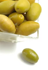 Foto auf Acrylglas Olive verdi - Green olives © Marzia Giacobbe