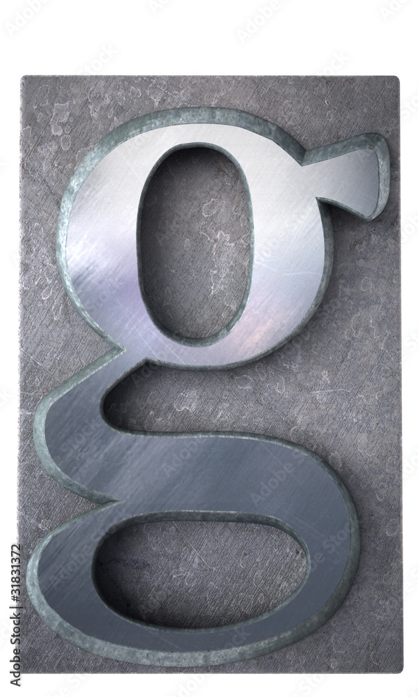 Poster typescript g letter