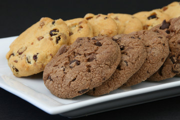 Schokokeks und Apfelkeks