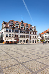 Fototapeta na wymiar Rathaus von Naumburg, Deutschland