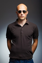 Obraz premium Good looking fashion young with a urban look