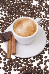 Cup of fresh espresso