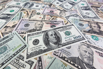 Amerikanische Dollar Geldscheine