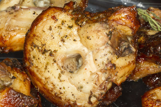 souvlaki greek traditional roasted chicken