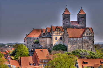 Obraz premium Schlossberg Quedlinburg