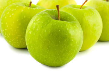 fresh green apples