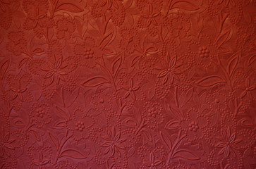 Rust Colored Embossed Paper