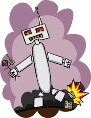Giant Robot Attacks