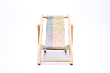 beach chair isolated
