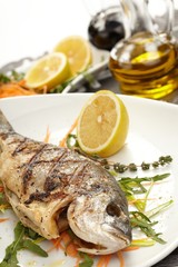 fish with lemon