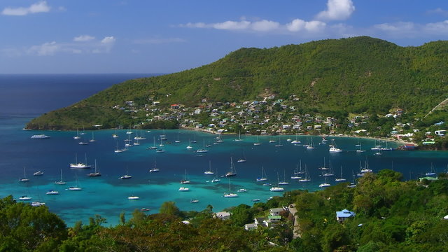 Time lapse Bequia Island, St. Vincent & The Grenadines