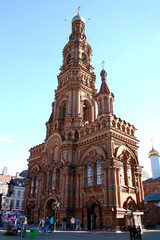 Fototapeta premium Epiphany cathedral in Kazan, Russia