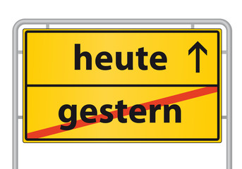 heute und gestern