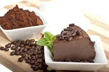 chocolate cheesecake