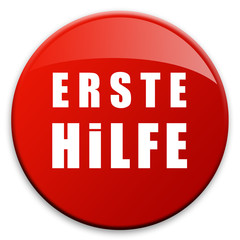 3D Effekt Button "ERSTE HILFE"