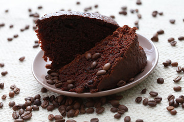 chocolate and coffee cake