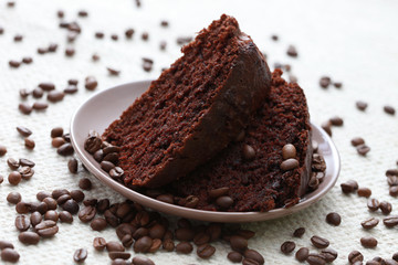 chocolate and coffee cake