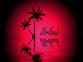 Obraz premium Urlaub