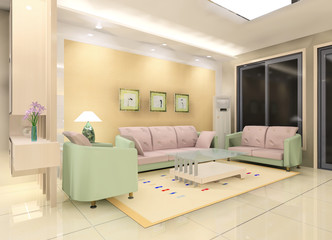 a modern living room design