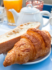 Breakfast with coffee