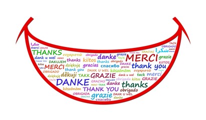 sourire et remerciements