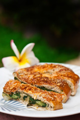Spinach bread