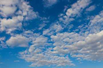 Blue sky with clouds