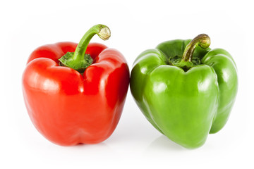 Green  and Red Bell Peppers