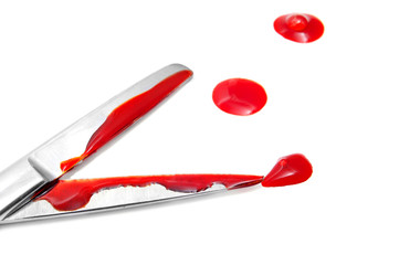 bloody scissors