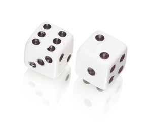 white dices