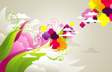 abstract color vector illustration