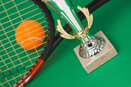 winning tennis tournaments