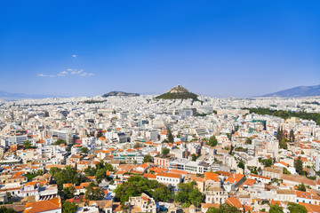 Fototapeta premium View of Athens from Acropolis, Greece
