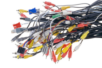 Different connectors, cables  and plugs