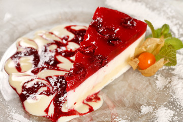 cherry cheesecake