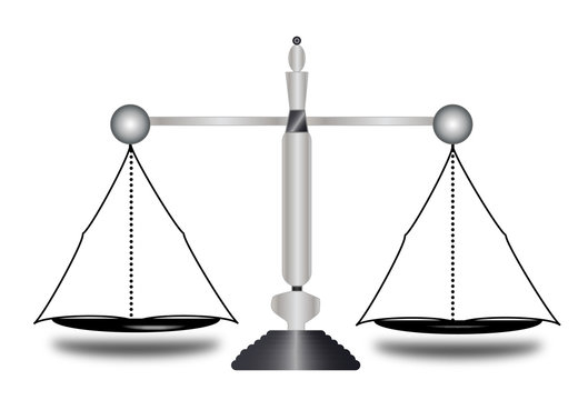 Justicia,balanza equilibrada