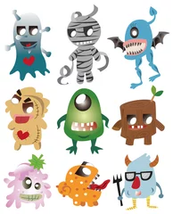 Stickers muraux Monstre icône de monstre de dessin animé