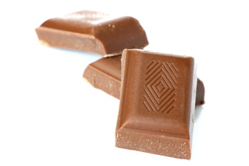 Pieces of chocolate