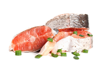 raw salmon